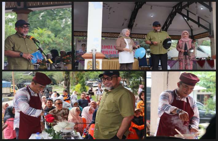 Semarak Lomba Memasak Gulai Terjun dalam Rangka HUT Provinsi Jambi ke-68