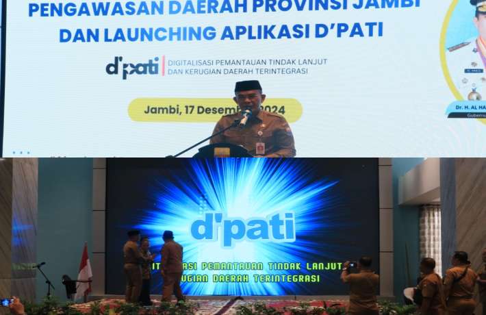 Inspektorat Provinsi Jambi Luncurkan Aplikasi DPATI di Rakorwasda 2024