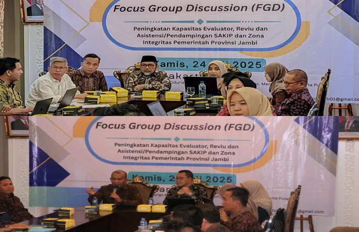 Peningkatan Evaluator, Reviu, dan Asistensi/Pendampingan SAKIP dan Zona Integritas di Lingkungan Pemerintah Provinsi Jambi