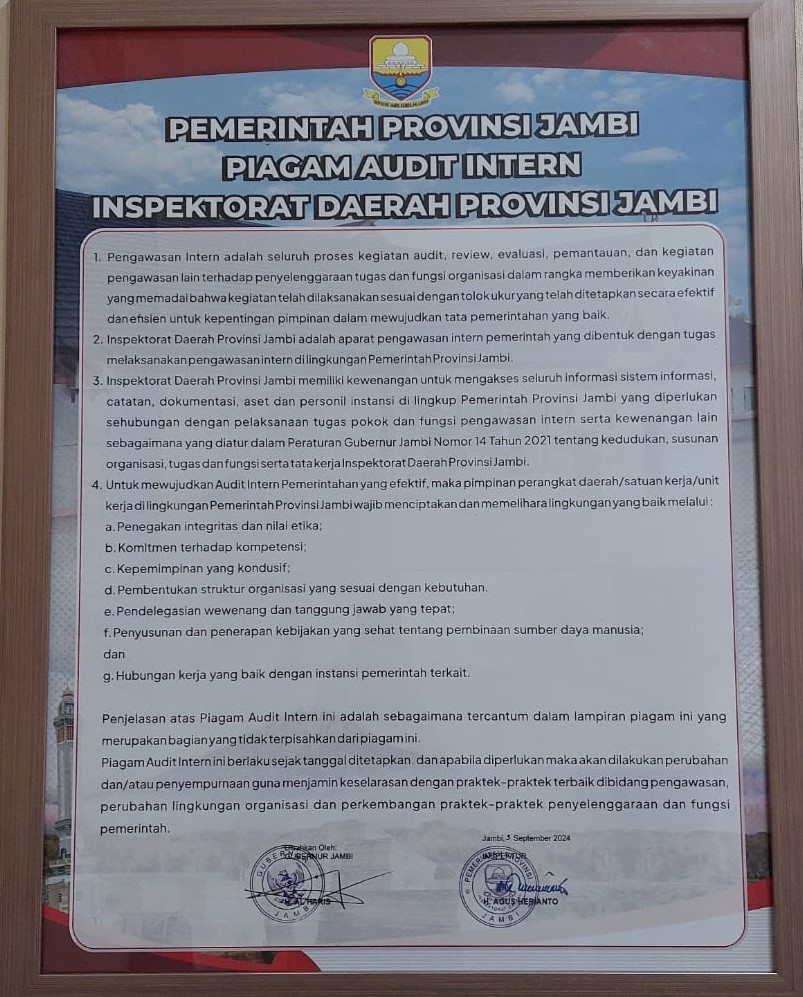 Piagam Audit Intern 2024